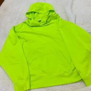 Oversized neon hoodie